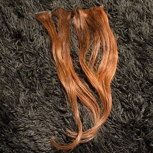 2 Dark Red Luxy Hair Extension Wefts
